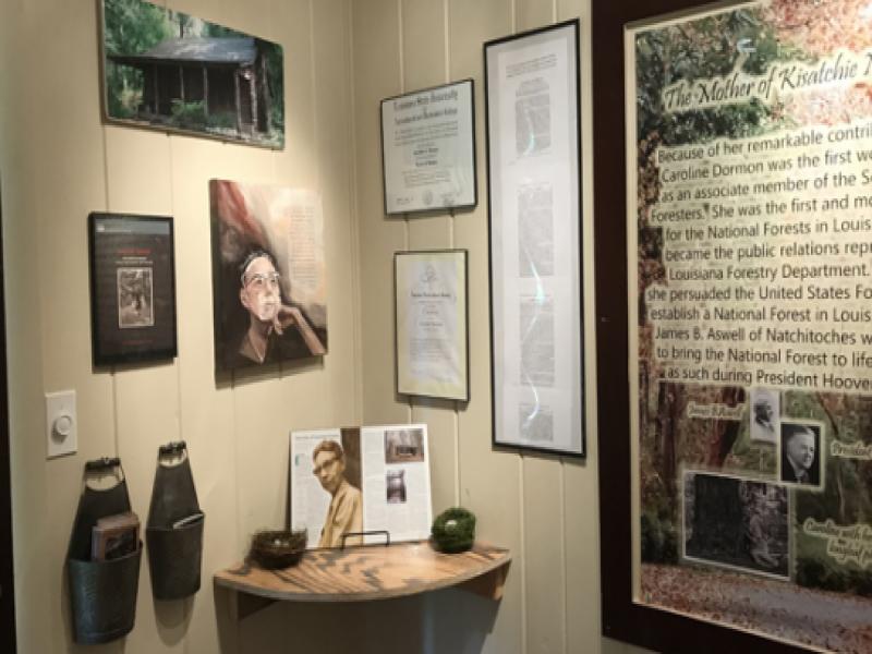 Southern Forest Heritage Museum Exhibit - Caroline Dormon